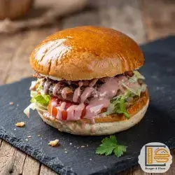 Double Special Burger With Bacon Beef