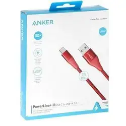 Anker Power Line Usb-C To Usb-A 2.0 3ft 0.9 High-Speed Charging 30x