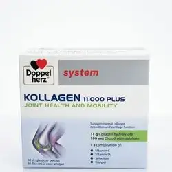 Doppelherz system KOLLAGEN 11.000 PLUS (30 Single Dose Bottles)