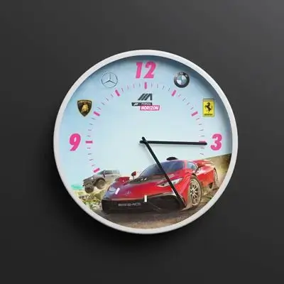 Gaming Wall Clock Forza Horizon 5