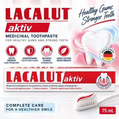 LACALUT aktiv Toothpaste – 75 mL