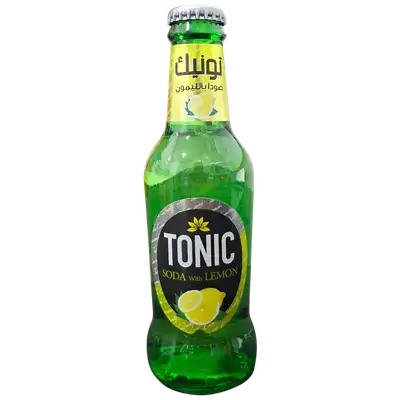 Carbonated Lemon-Lime Tonic Soda (200ml Glass Bottle)