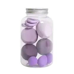 Makeup Blender Sponge Set in a Jar 10Pcs