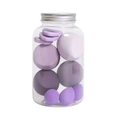 Makeup Blender Sponge Set in a Jar 10Pcs