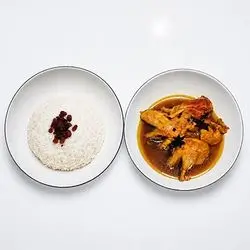 Boiled Chicken with Rice