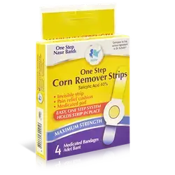 One step corn remover strips (salicylic acid 40%)4medicated bandages andet bant