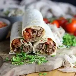 Tantuni Meat And Mushroom In Bread