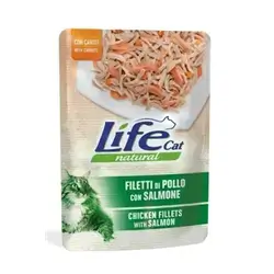Life Natural Chicken fillets with salmon and carrots 70g