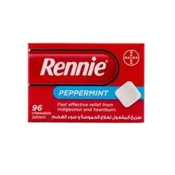 Rennie Peppermint 12Tab strip Bayer
