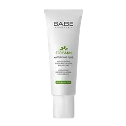 STOP AKN Mattifying Fluid Moisturizing Sebum Regulating Balancing 50ml _ BABE
