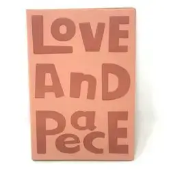 love and peace Note Notebook