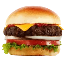 Meat Burger With Cheese
