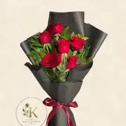 6 Red Roses