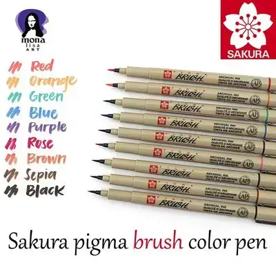 Pigma Brush Color Pen