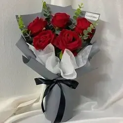 Artificial Flowers Red Rose