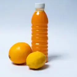 Cup Of Orange And Medium Lemon