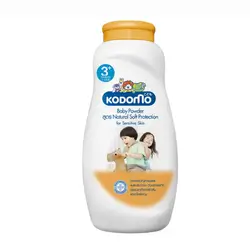 Kodomo Baby Powder Natural Soft Protection Orange peel oil Citronella oil 3+ years 180g