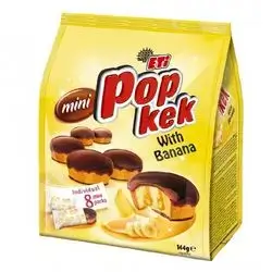 ETI pop cake with banana 8 pcs