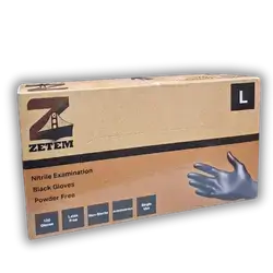 Zetem Large Black Gloves