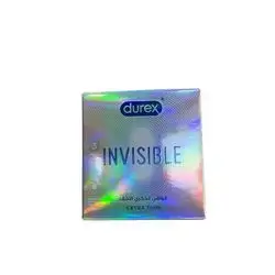 condom Durex invisible extra lubricated 3 condoms