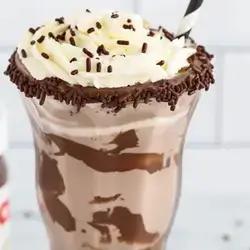 Nutella & Vanilla Milkshake
