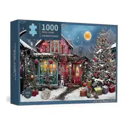 1000-piece Christmas-themed jigsaw puzzle