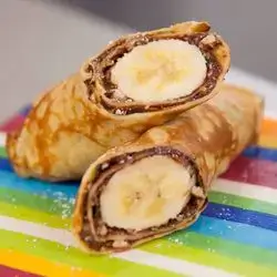 Banana Crepe Roll