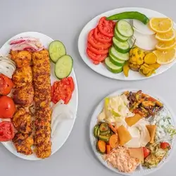 1 Skewers Chicken Kabab And 1 Skewers Chicken Tikka