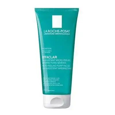 LA ROCHE-POSAY Effaclar Micro Peeling Purifying Gel - 200ml | لاروش بوزيه غسول جل منقي للوجه - ٢٠٠ مل