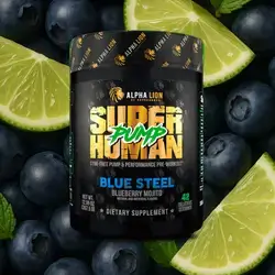 Alpha Lion Superhuman Pump Blue Steel 42 servings
