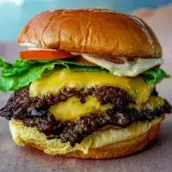 Double Beef Cheese Burger