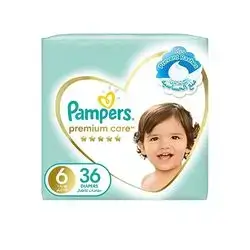 Pampers Premium Care Diapers Size 6 13+kg 36 Baby Diapers