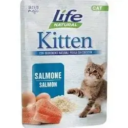 Life Natural kitten with Salmon  70g