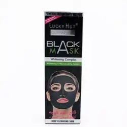 Lucky Hut Cleansing Black Mask Whitening Complex