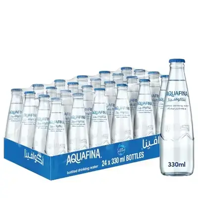 Aquafina Water, Glass Bottle - 330 ml x 24