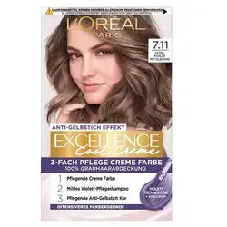 LOREAL PARIS Excellence Cool Creme 7.11 Ultra Ash Blonde