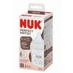 NUK PERFECT MATCH 0+m Silicone Anti-Colic 150ml