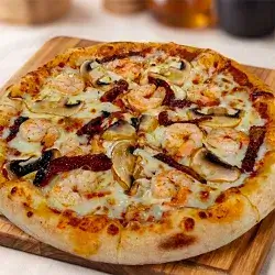 Shrimp Pesto Pizza