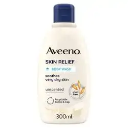 aveeno - skin relief body wash 500ml soothes very dry skin