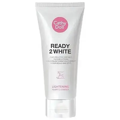 غسول فوم من كاثي دول ريدي ويت 2 لتفتيح البشرة 100 مل CATHY DOLL READY 2 WHITE LIGHTENING FOAM CLEANSER 100ML