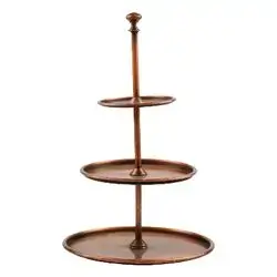 3-Piece Bronze Dessert Stand