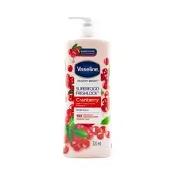 Vaseline Lotion Superfood Freshlock Cranberry 320 mL