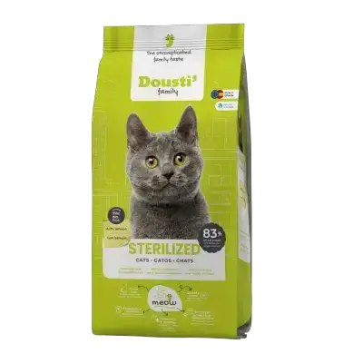 Dousti For Sterilized Cat With Turkey And Salmon Flavour 3kg