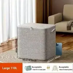 1pc Extra Large Storage Box - 110L
