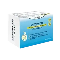 ENTERO-OFF Controls Symptoms Of Diarrhea 10 Sachets _ CENTRAL