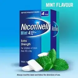 Nicotinell Chewing Gum 4mg Mint 12 PIECES