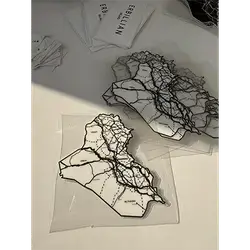 Iraq Map White