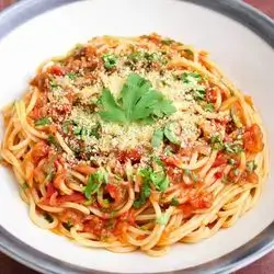 Spaghetti Arrabbiata Spicy