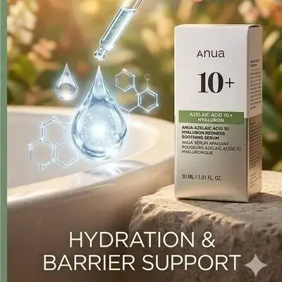 Anua Azelaic Acid 10 Hyaluron Redness Soothing Serum.