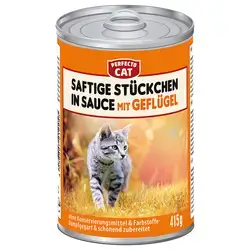 erfecto Cat Juicy pieces in gravy
with poultry x 415g